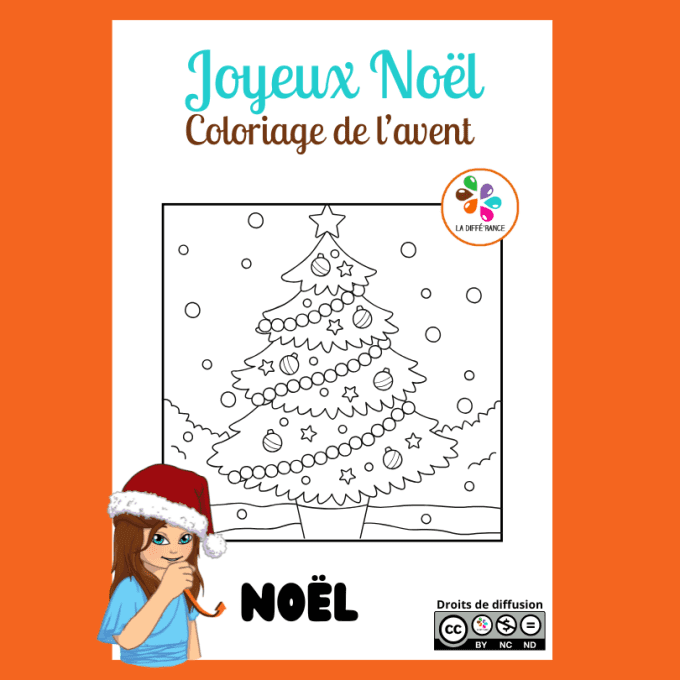 Coloriage de Noël - NOEL